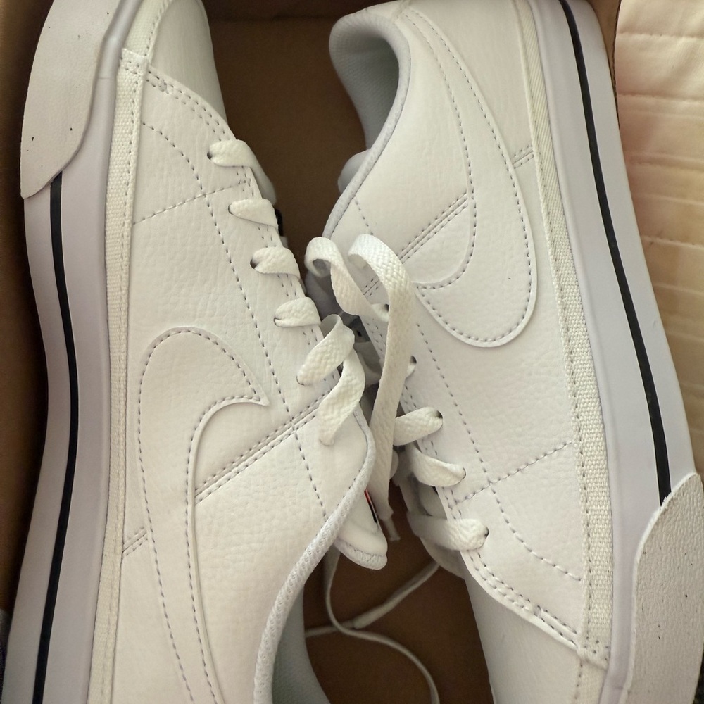 Nike Court Legacy White Black Volt Sneakers